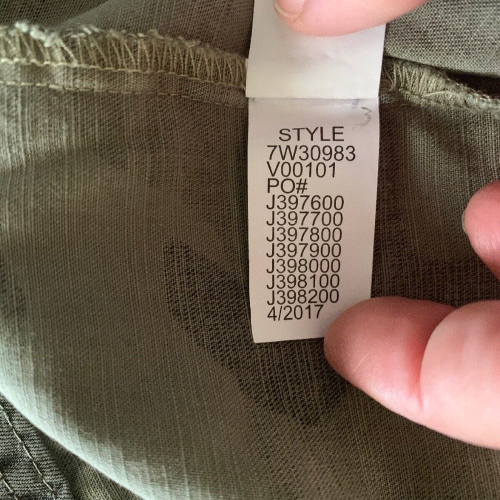 LUCKY BRAND Jacket Camo Shirt Size M 🆕 Military Army Combat Green Camoflage - Picture 10 of 11